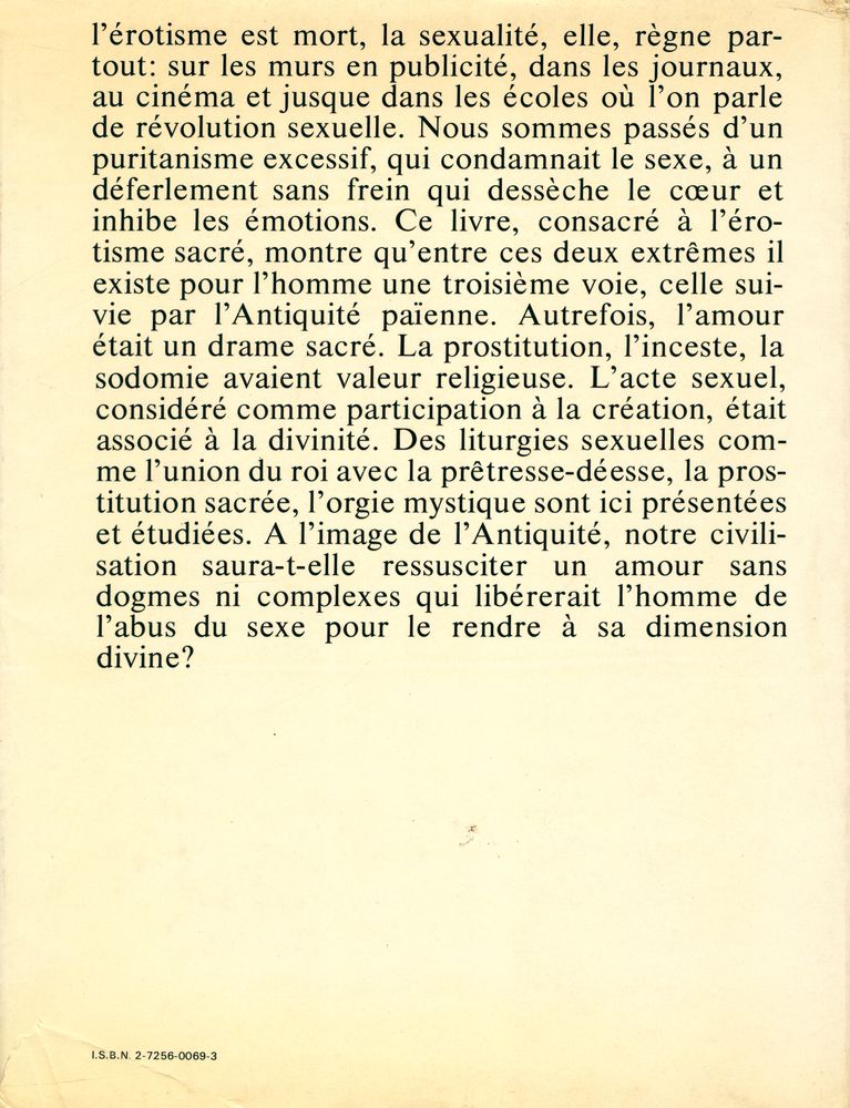 『le sexe et le plaisir avant le christianisme : l'érotisme sacré』 5