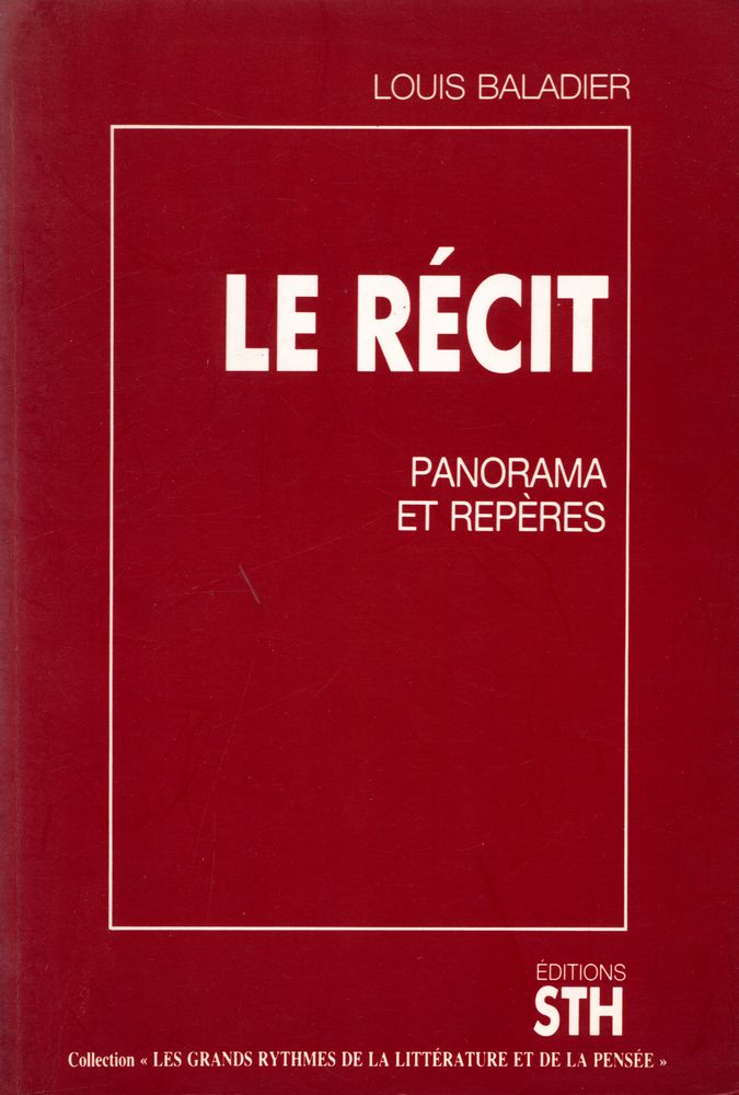 『Le récit : panorama et repères』 1