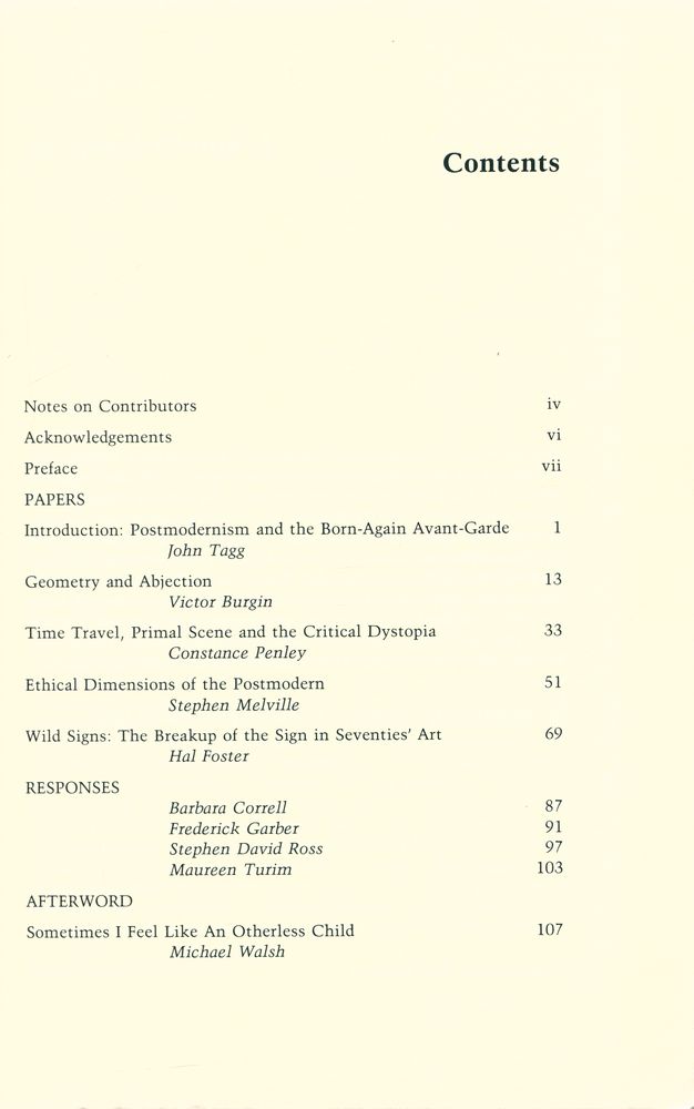 『THE CULTURAL POLITICS OF 'POSTMODERNISM'』 2