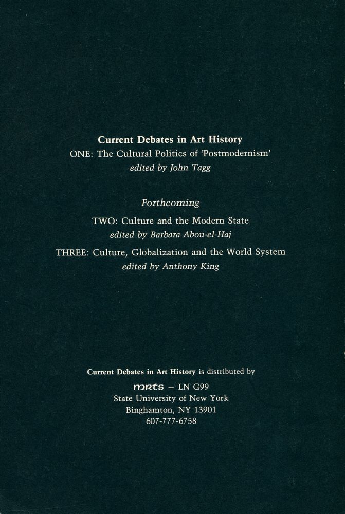 『THE CULTURAL POLITICS OF 'POSTMODERNISM'』 3