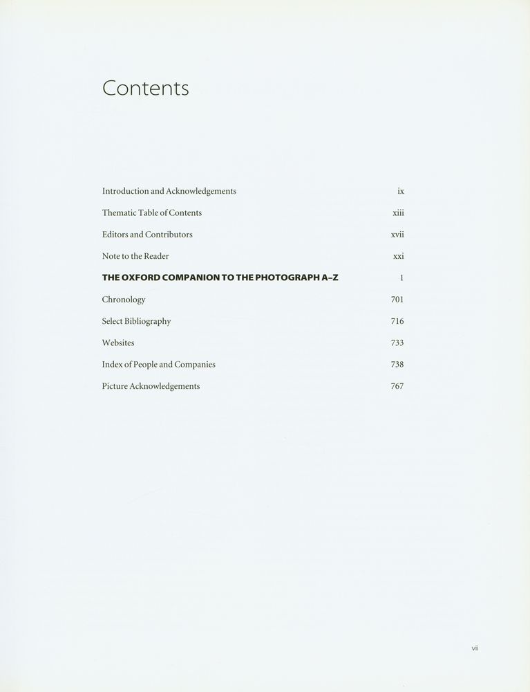 『The Oxford Companion to the Photograph』 2