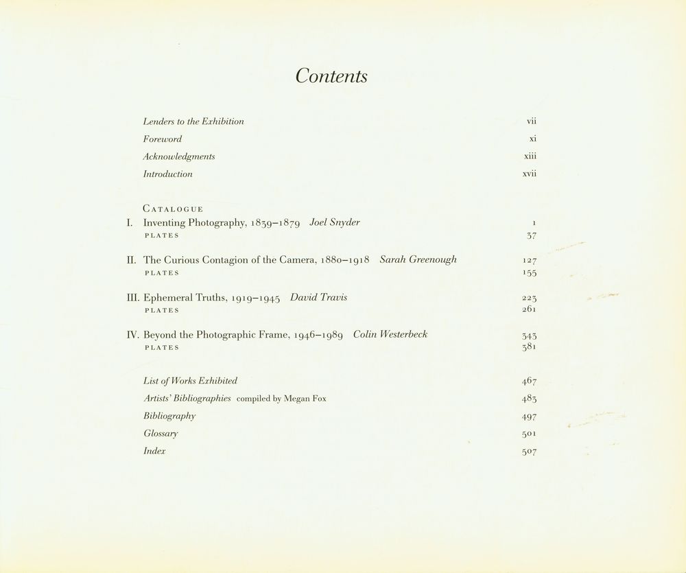 《On the Art of Fixing a Shadow : One Hundred and Fifty Years of Photography》 2