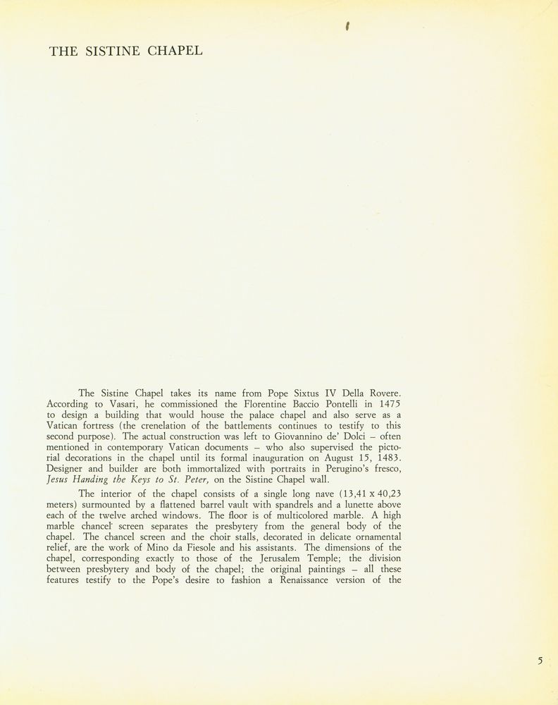 『MICHELANGELO AND RAPHAEL WITH BOTTICELLI, PERUGINO, SIGNORELLI, GHIRLANDAIO AND ROSSELLI IN THE VATICAN : ALL THE SISTINE CHAPEL, THE STANZAS AND THE LOGGIAS』 2
