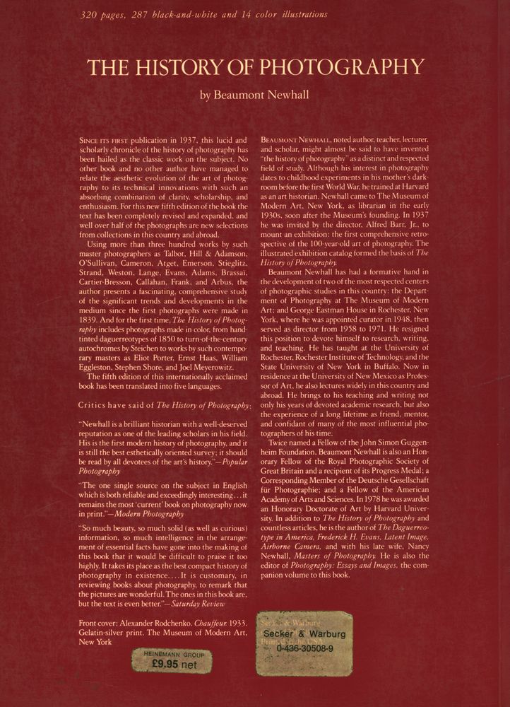 『THE HISTORY OF PHOTOGRAPHY : from 1839 to the present』 3