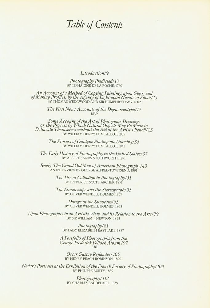 『PHOTOGRAPHY : ESSAYS & IMAGES』 2