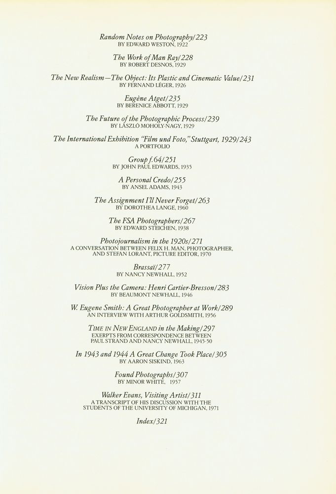 『PHOTOGRAPHY : ESSAYS & IMAGES』 4
