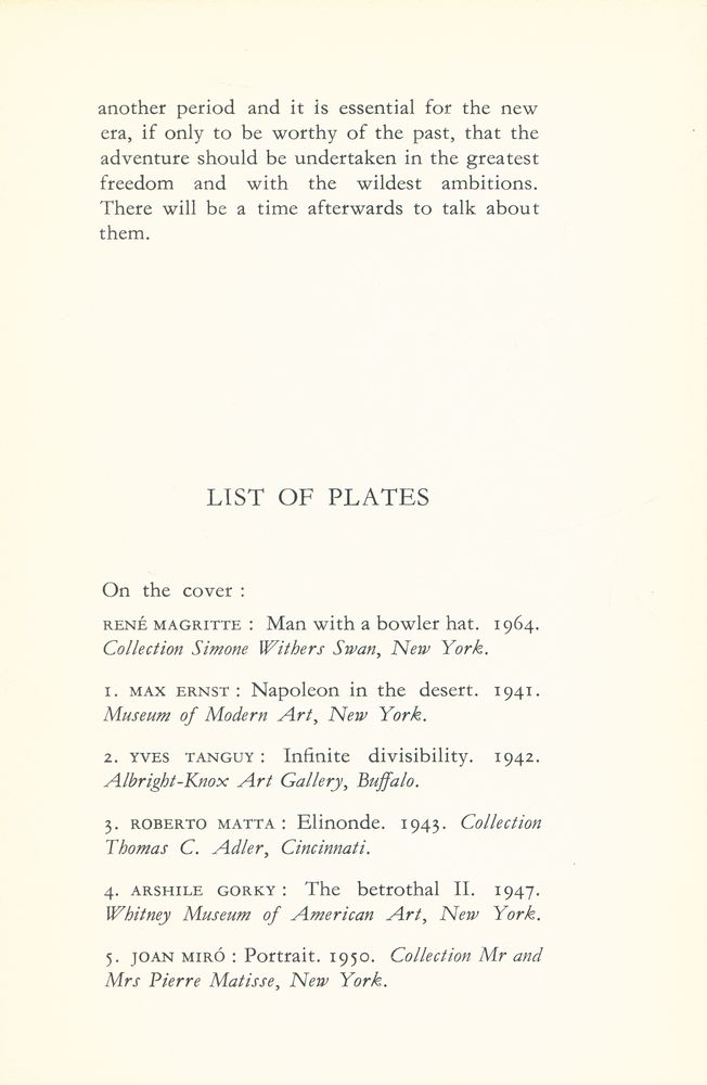 『Surrealist painting : 1940 - 1970』 2