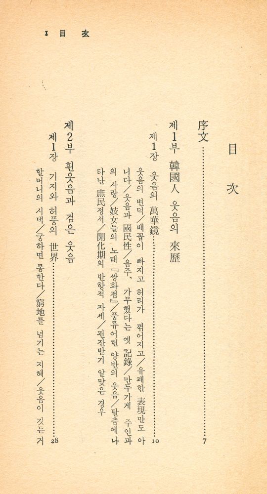 『中央新書 26 - 韓國人의 유머(중앙신서 26 - 한국인의 유머)』 2