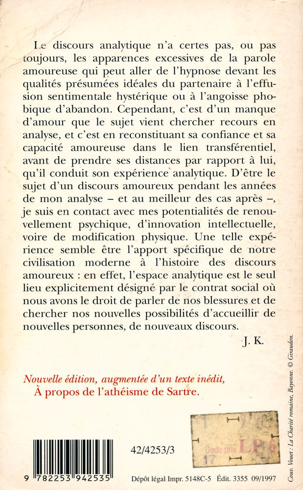 『AU COMMENCEMENT ÉTAIT L'AMOUR : Psychanalyse et foi』 3