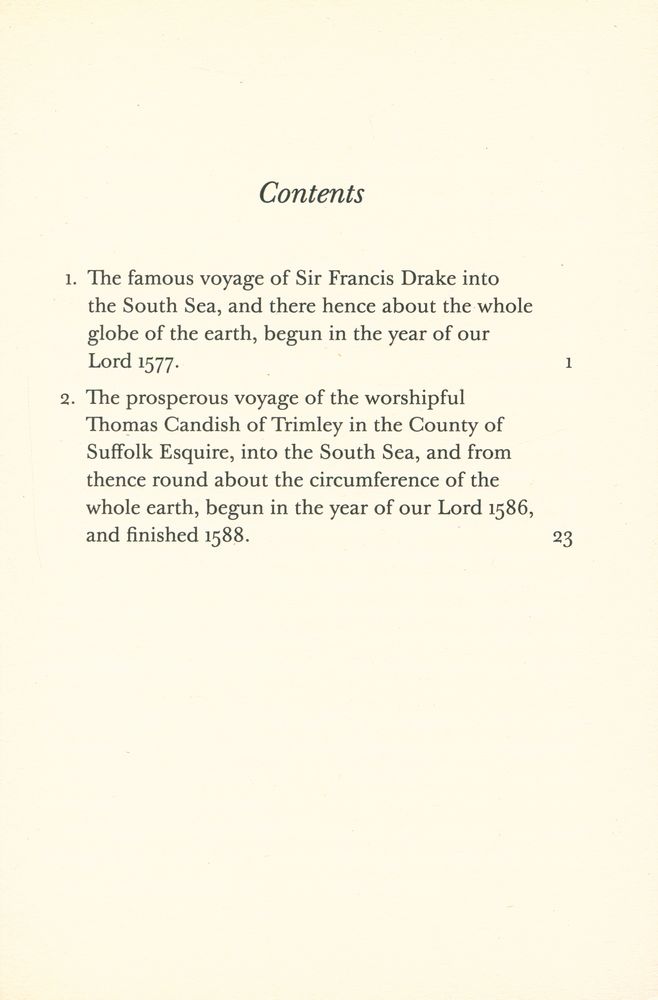 『The Voyage of Sir Francis Drake Around the Whole Globe』 2