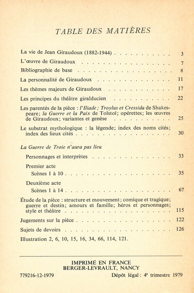 『La guerre de Troie n'aura pas lieu』 2