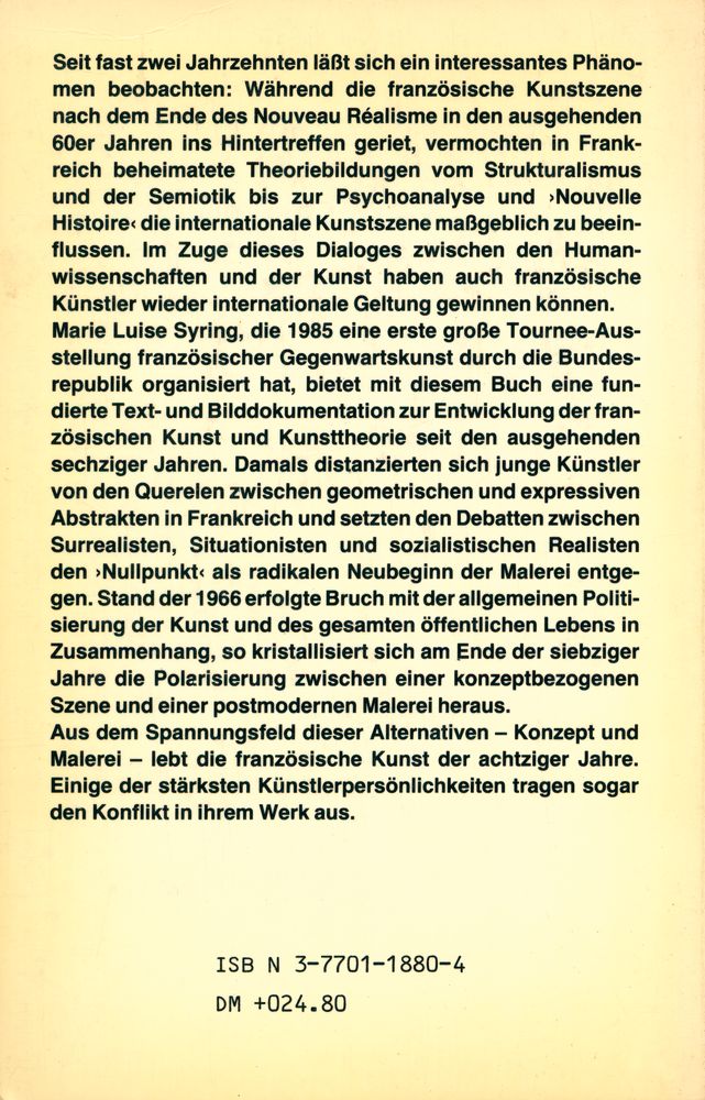 『Kunst in Frankreich seit 1966 : Zerborstene Sprache, zersprengte Form』 4