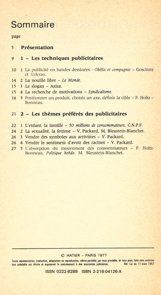 『LA PUBLICITÉ』 2
