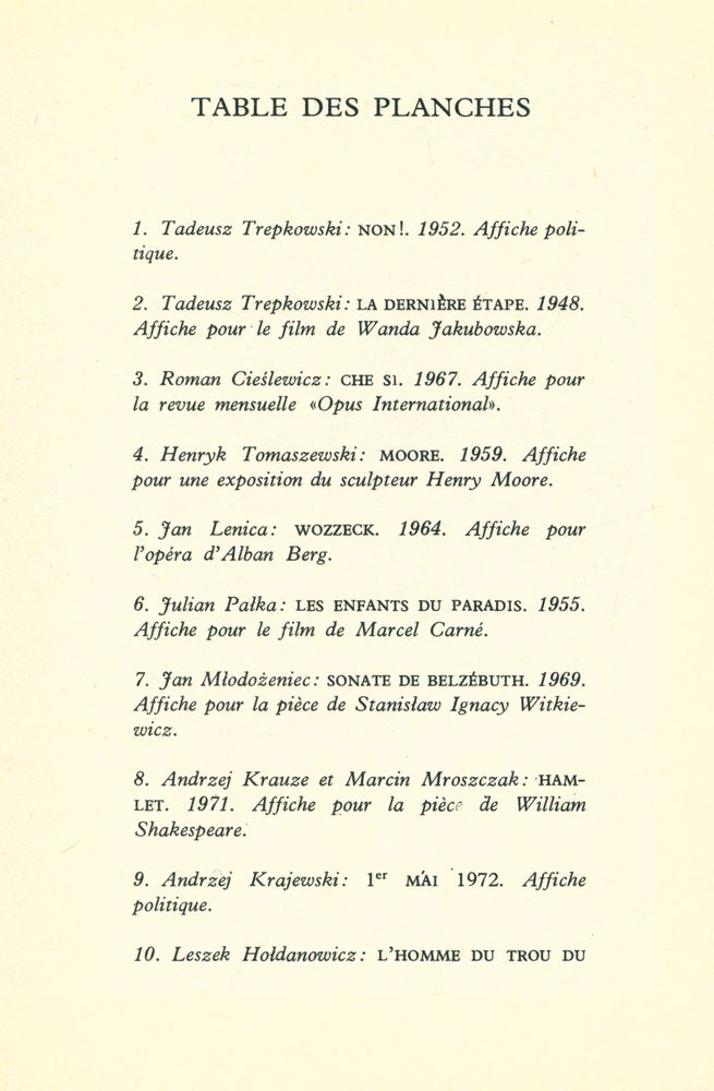 『L'AFFICHE POLONAISE CONTEMPRAINE』 2