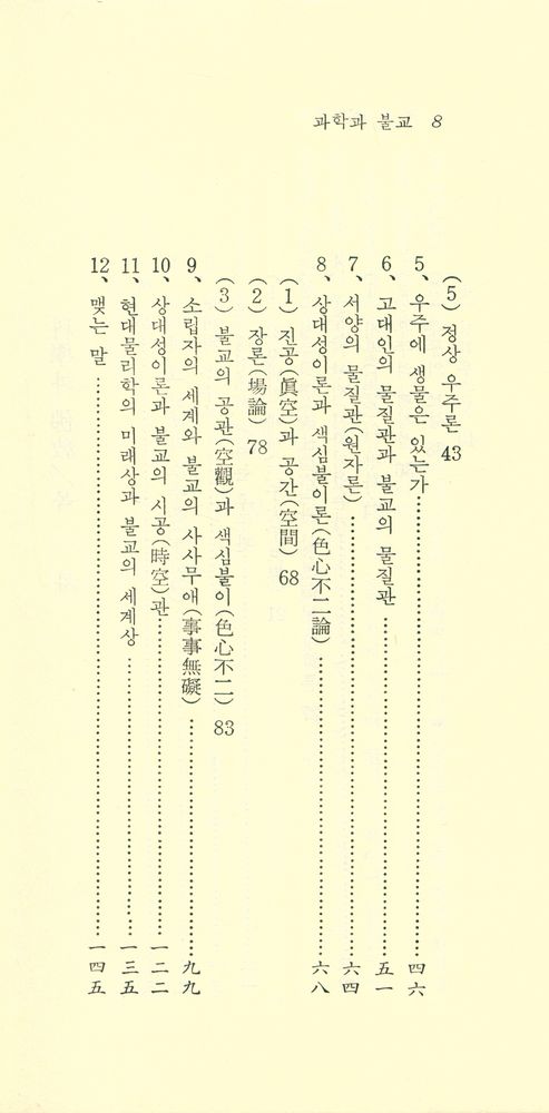 『現代佛敎新書 20 - 科學과 佛敎(현대불교신서 20 - 과학과 불교)』 3