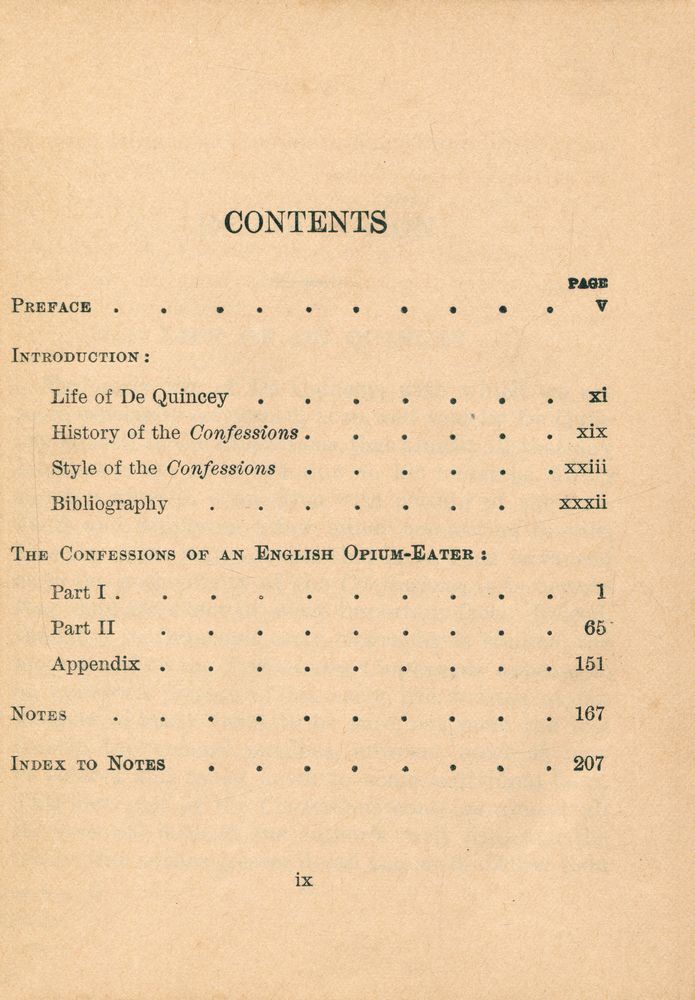 『DE QUINCEY'S OPIUM - EATER』 2