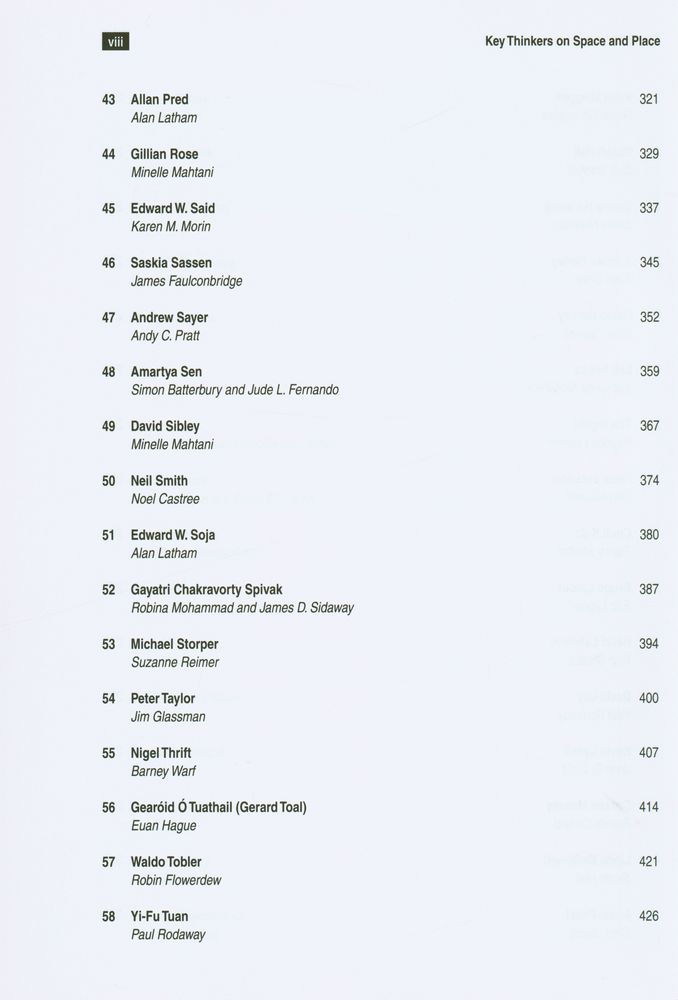 『Key Thinkers on Space and Place』 5
