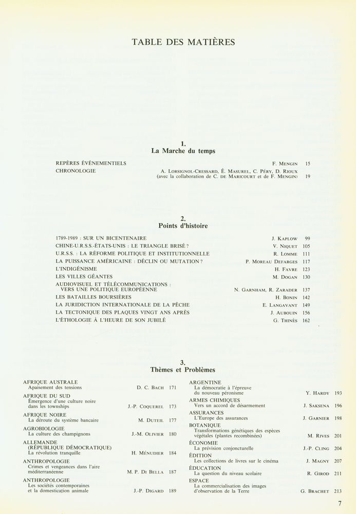 『Encyclopædia UNIVERSALIS : 1990 UNIVERSALIA : La politique, les connaissances, la culture en 1989』 2