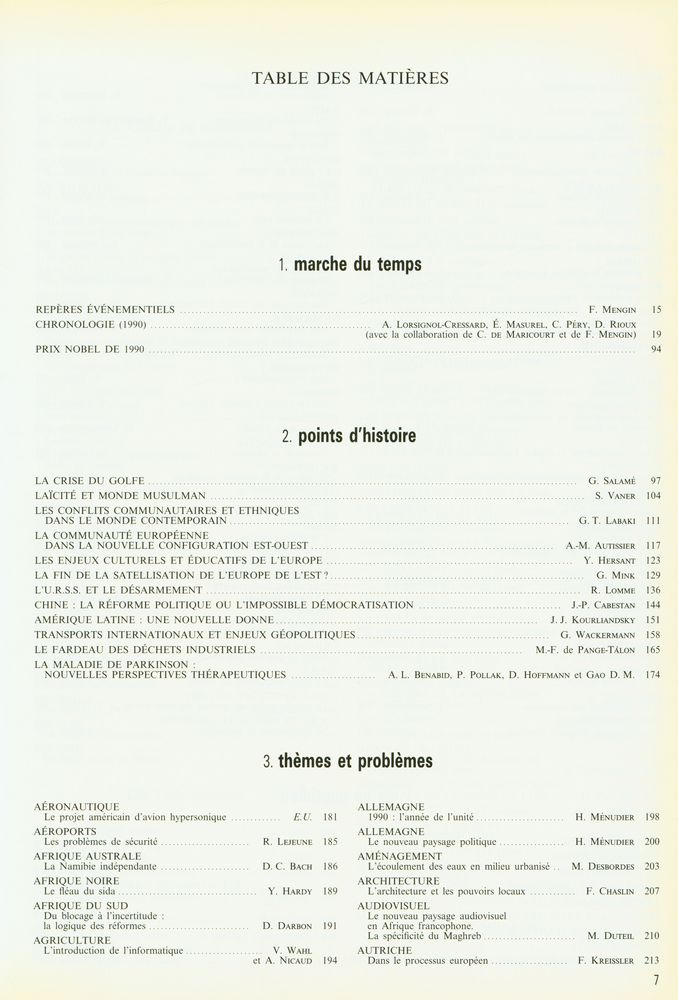 『Encyclopædia UNIVERSALIS : UNIVERSALIA 1991 : La politique, les connaissances, la culture en 1990』 2