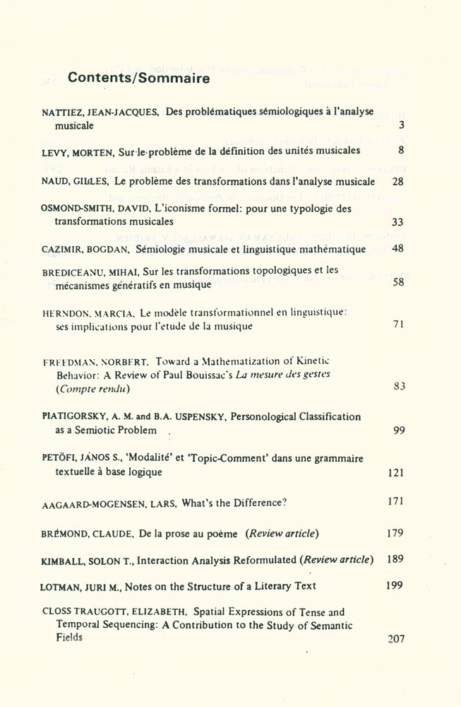 『SEMIOTICA』 1975 Volume 15 3