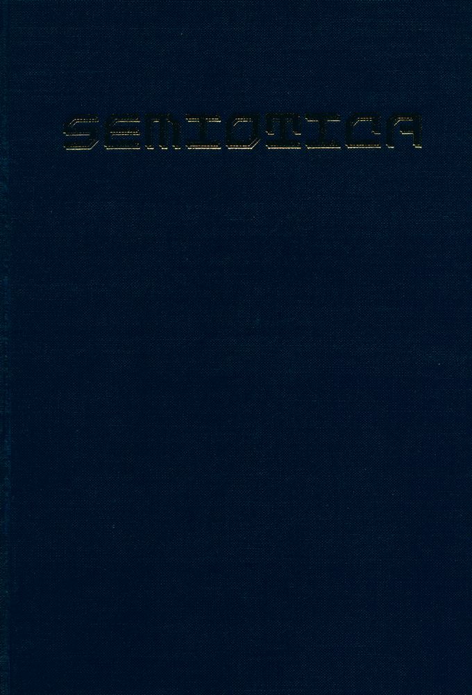 『SEMIOTICA』 1983 Volume 44 - 1/2 1