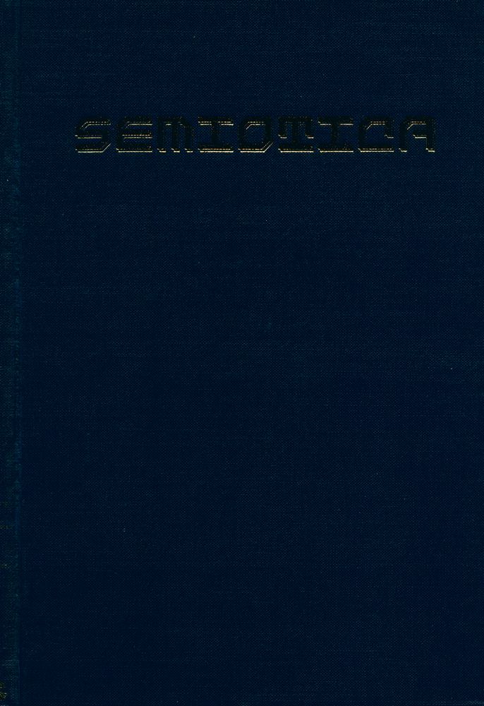 『SEMIOTICA』 Vol. 23 - 3/4 1