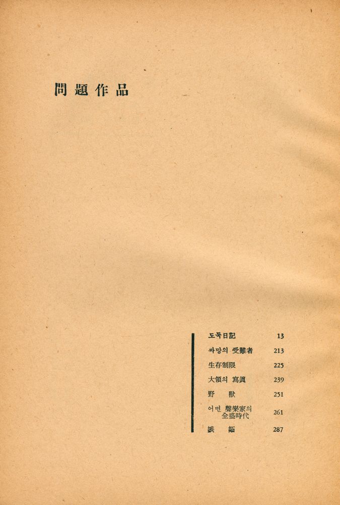『佛蘭西戰後問題作品集 : 世界戰後文學全集 3(불란서전후문제작품집 : 세계전후문학전집 3)』 6