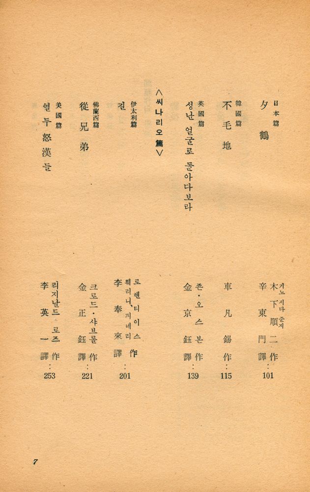 『世界戰後問題戱曲 씨나리오集 : 世界戰後文學全集 10(세계전후문제희곡 씨나리오집 : 세계전후문학전집 10)』 3