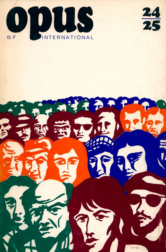 『opus INTERNATIONAL』 24, 25 1971 1