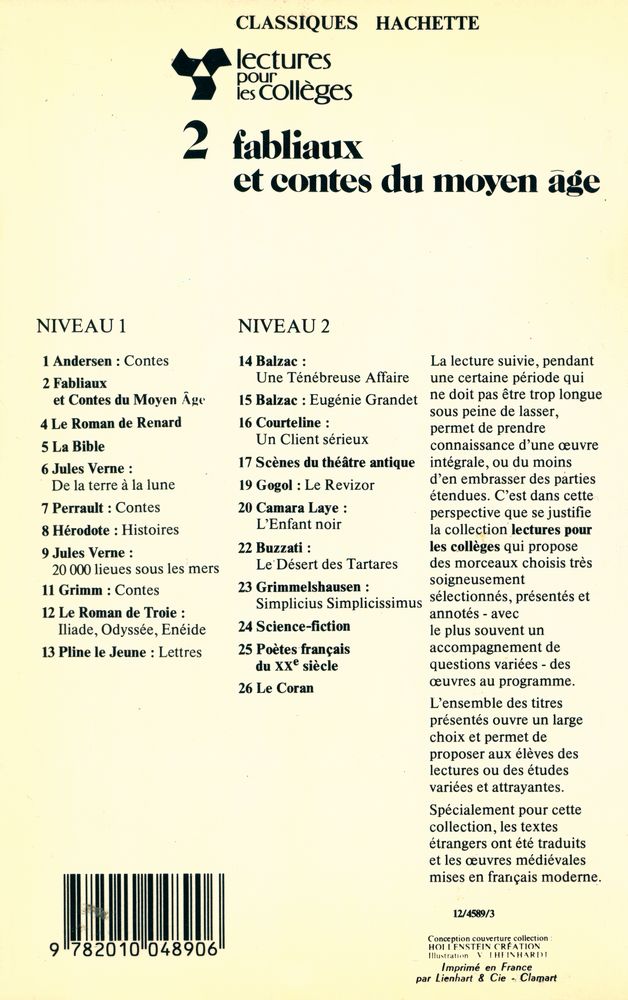 『fabliaux et contes du moyen âge』 3