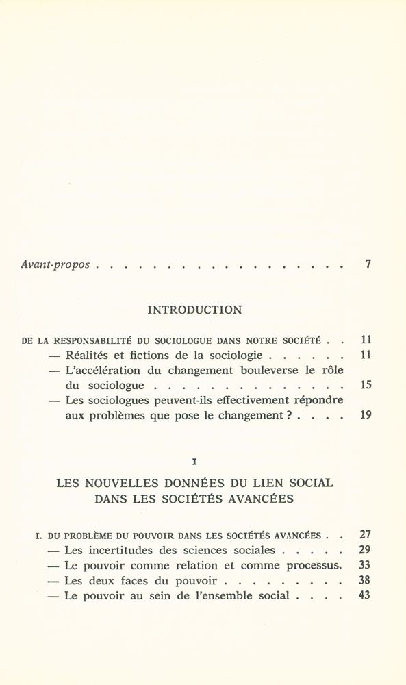 『La société bloquée』 2