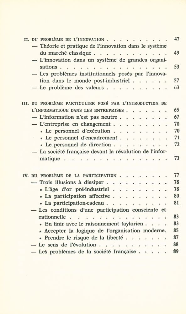 『La société bloquée』 3