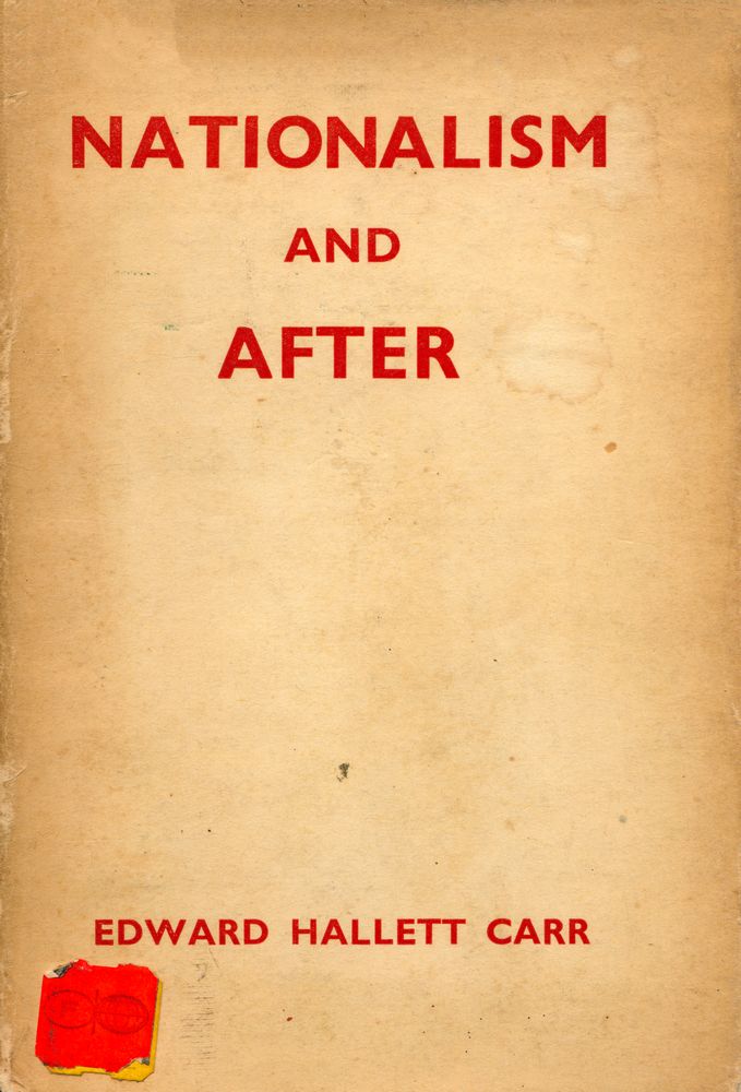 『NATIONALISM AND AFTER』 1