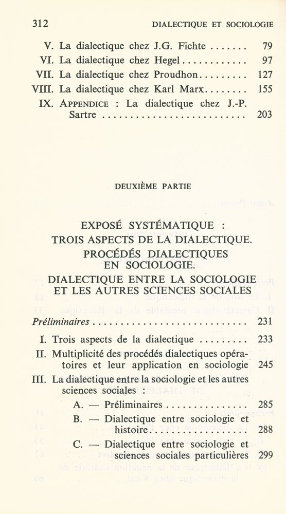 『DIALECTIQUE ET SOCIOLOGIE』 3