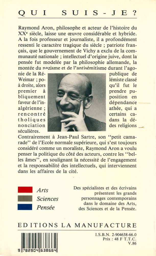 『Qui suis - je? : RAYMOND ARON』 3