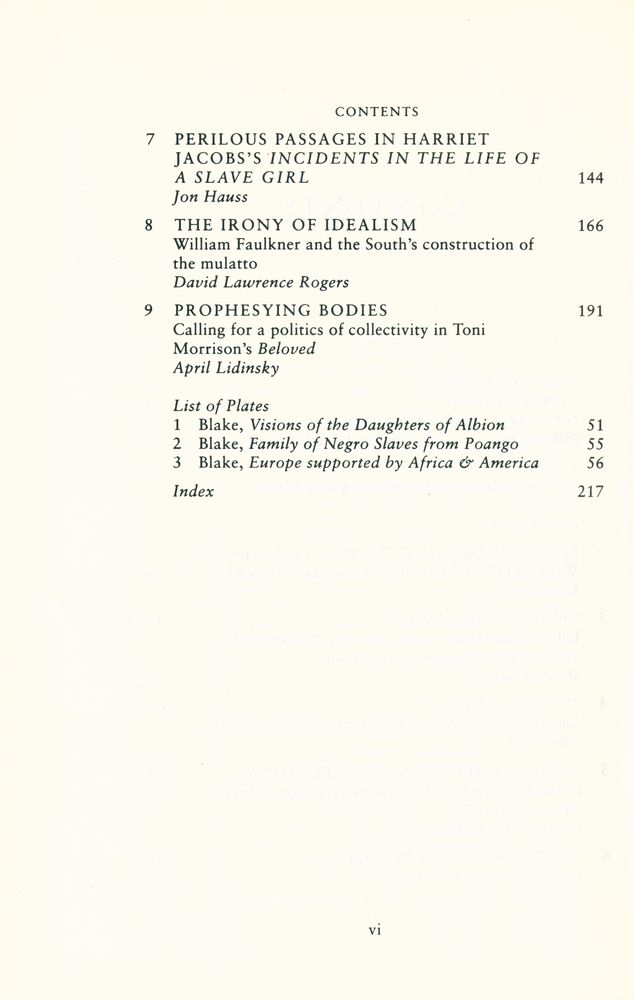 『The Discourse of Slavery : Aphra Behn to Toni Morrison』 3