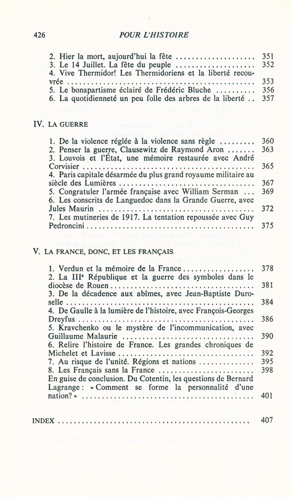 『POUR L'HISTOIRE』 7