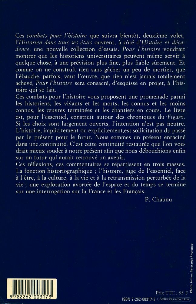 『POUR L'HISTOIRE』 8