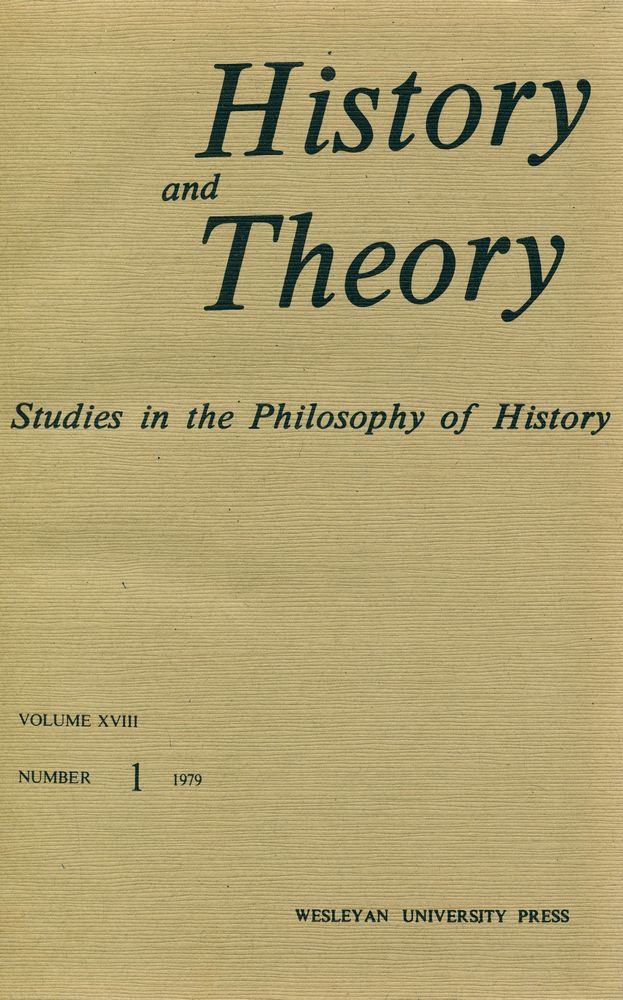 『History & Theory』 18, 1979(1 - 4) 1