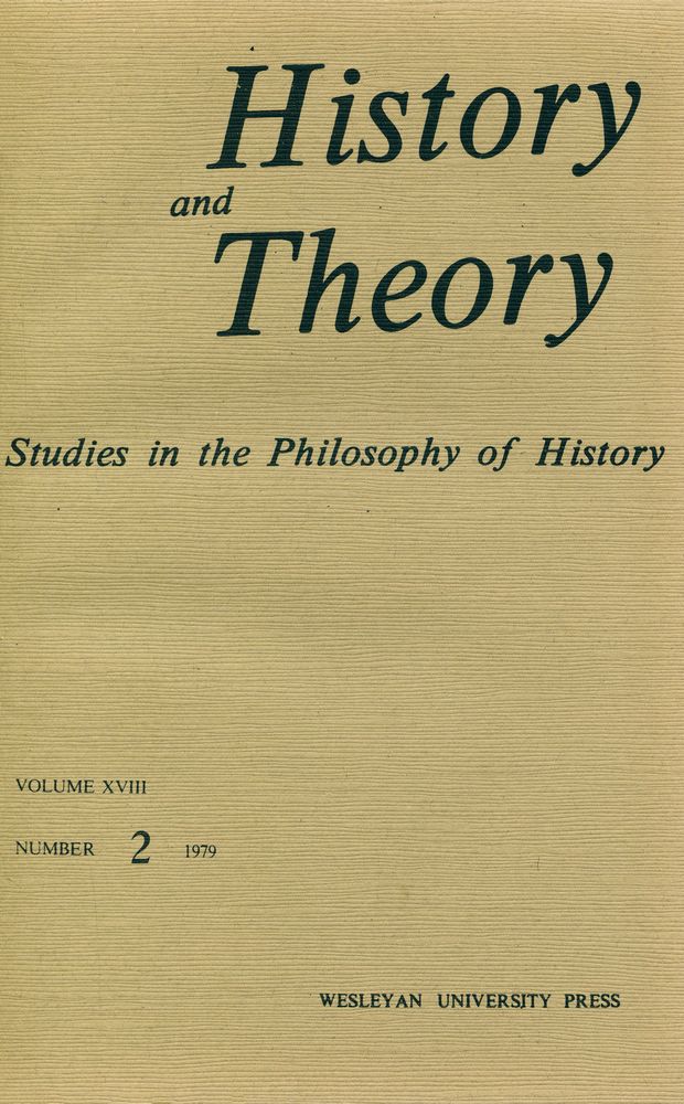 『History & Theory』 18, 1979(1 - 4) 3