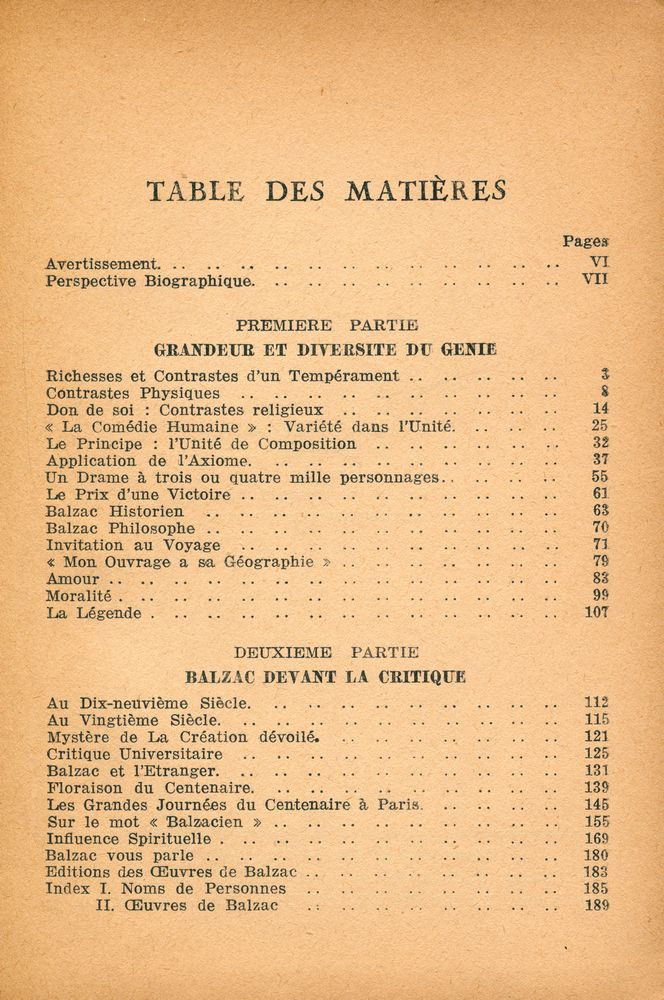 『INTRODUCTION A BALZAC』 2