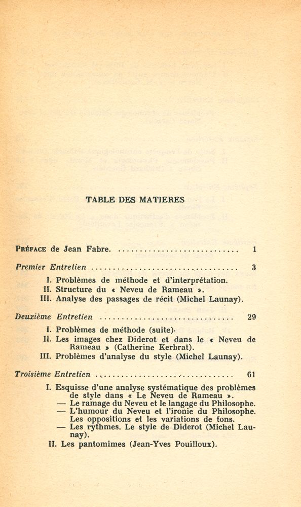 『ENTRETIENS SUR 