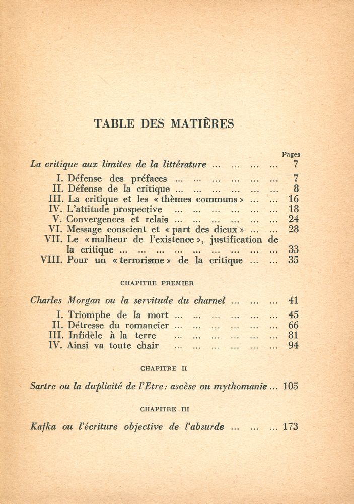 『LES SANDALES D'EMPÉDOCLE : ESSAI SUR LES LIMITES DE LA LITTÉRATURE』 3