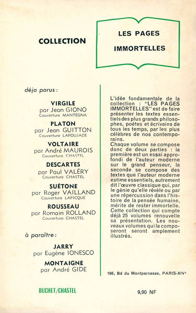 『LES PAGES IMMORTELLES DE J. - J. ROUSSEAU』 3