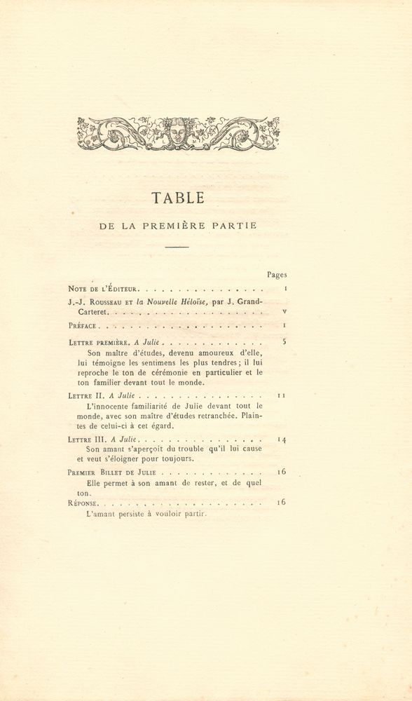 『LA NOUVELLE HÉLOÏSE : PREMIÈRE PARTIE』 2