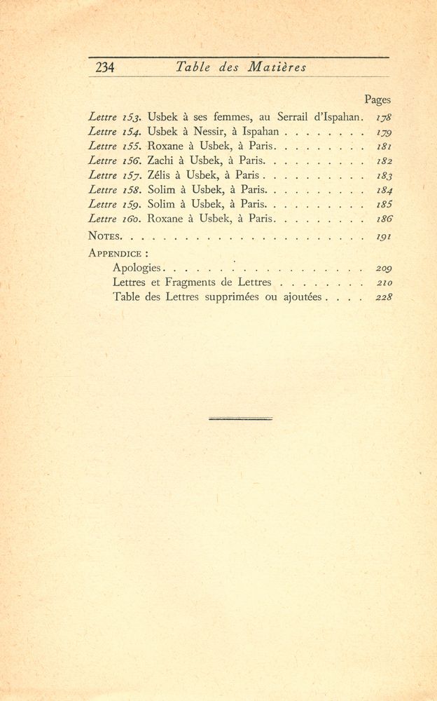 『LETTRES PERSANES : TOME SECOND』 5