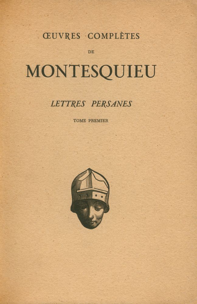 『LETTRES PERSANES : TOME PREMIER』 1