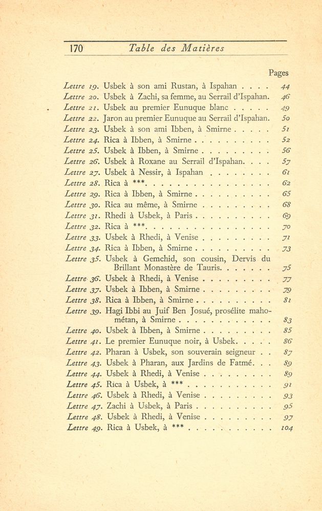 『LETTRES PERSANES : TOME PREMIER』 3
