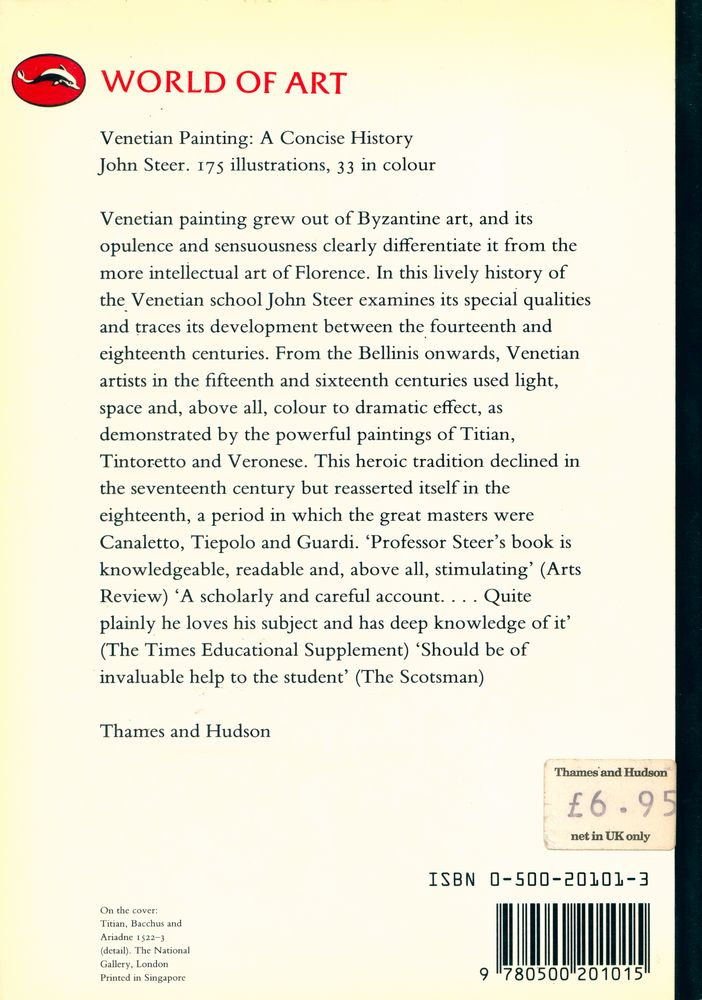 『Venetian Painting : A Concise History』 3