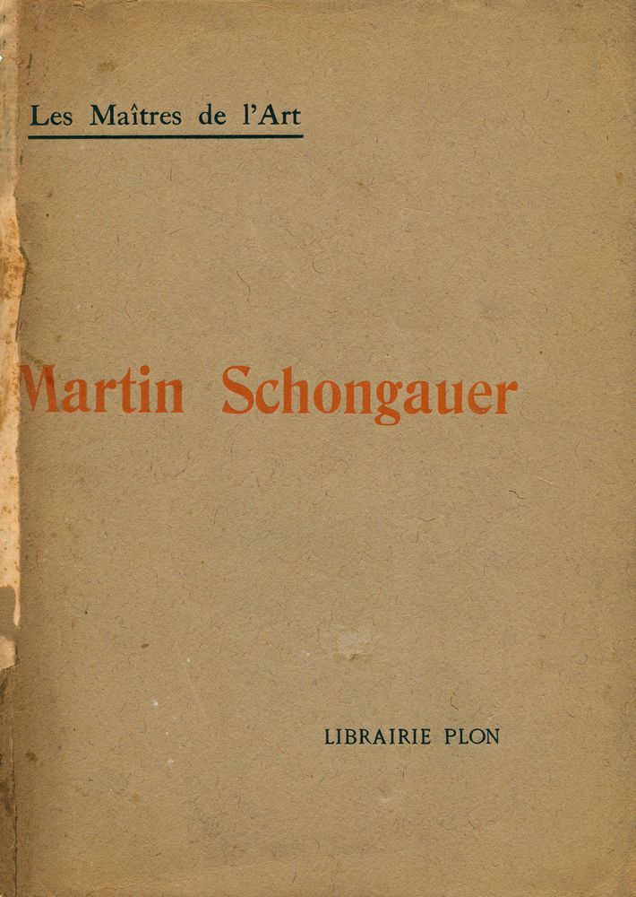 『MARTIN SCHONGAUER ET L'ART DU HAUT - RHIN AU ⅩⅤe SIÈCLES』 1